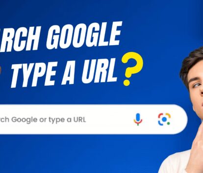 search google or type a url