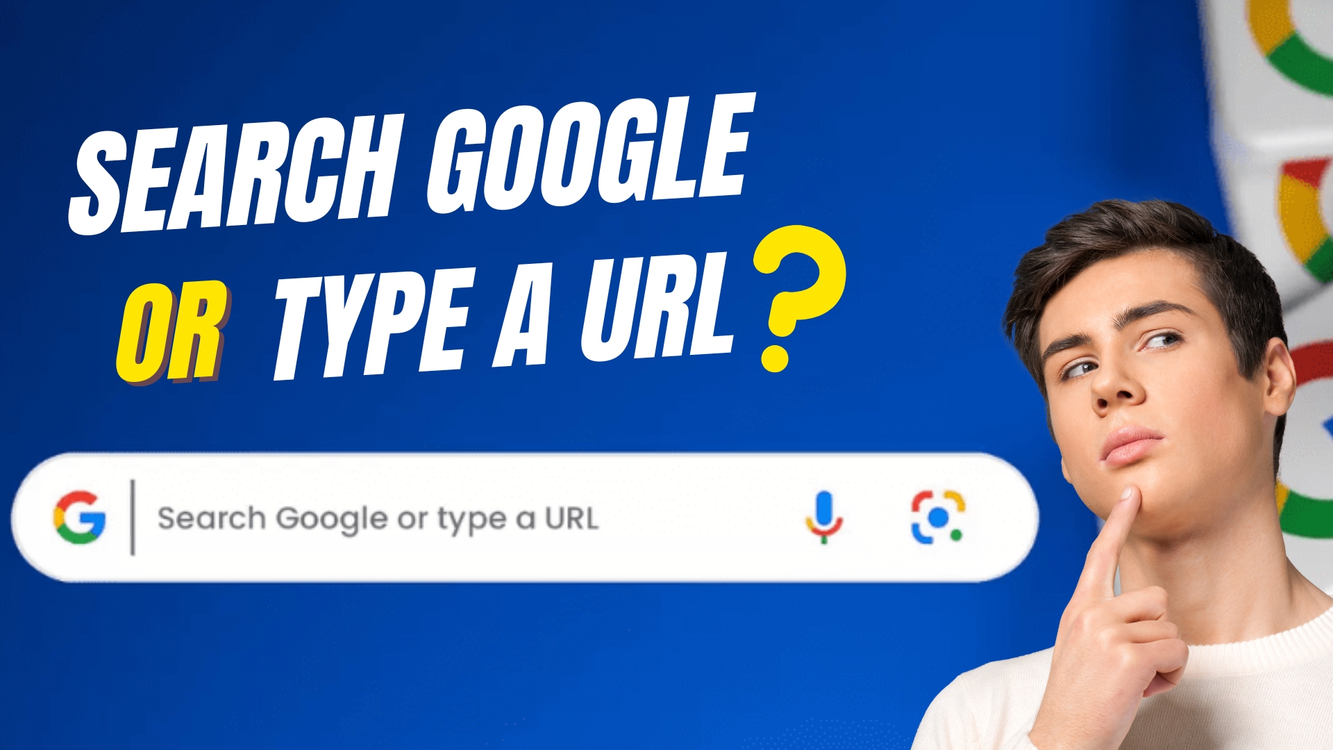search google or type a url
