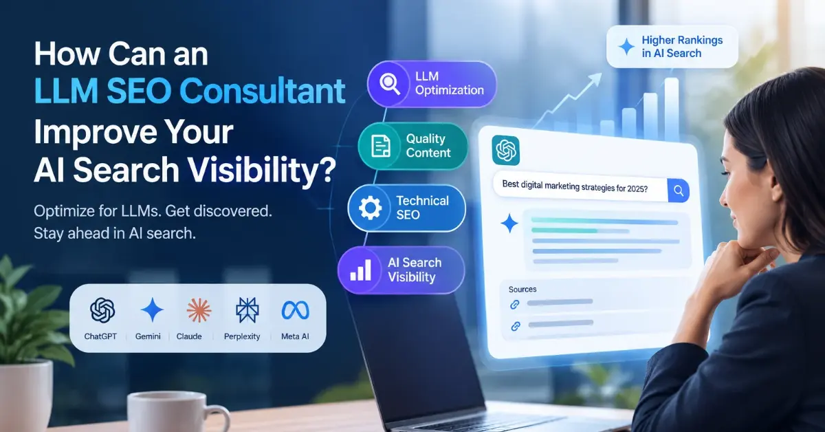 How Can an LLM SEO Consultant Improve Your AI Search Visibility?